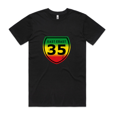 Rasta State Highway 35 T-shirt Thumbnail